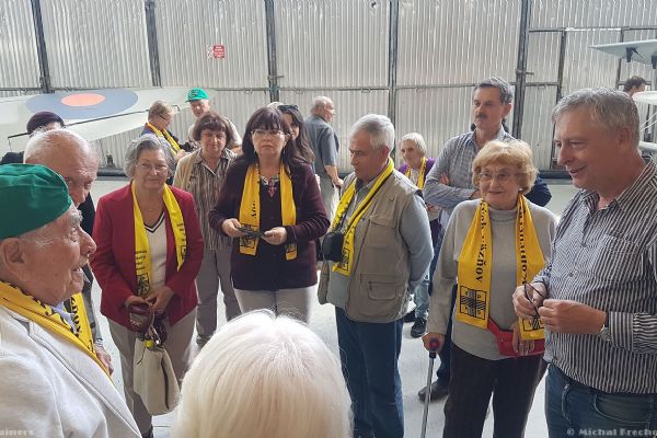 Návšteva členů Konfederace politických vězňů a bývalých příslušníku PTP