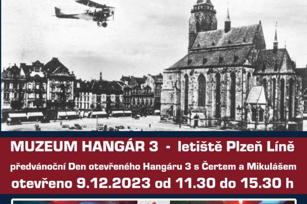 Hangár 3 se 9. prosince 2023 otevře pro veřejnost