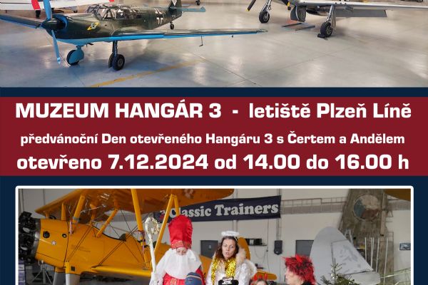 Hangár 3 se 7. prosince 2024 otevře pro veřejnost