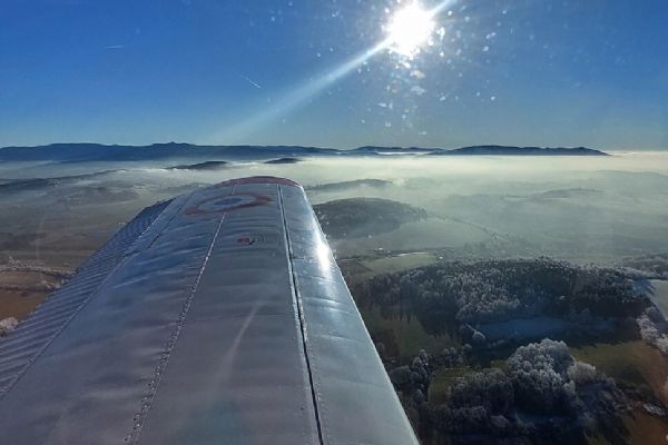 Silvestrovské létání s Moranem, aneb když kolem Kdyňska příroda hezky maluje