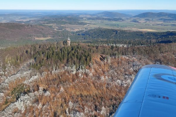 Silvestrovské létání s Moranem, aneb když kolem Kdyňska příroda hezky maluje