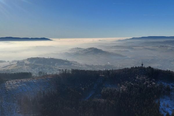 Silvestrovské létání s Moranem, aneb když kolem Kdyňska příroda hezky maluje