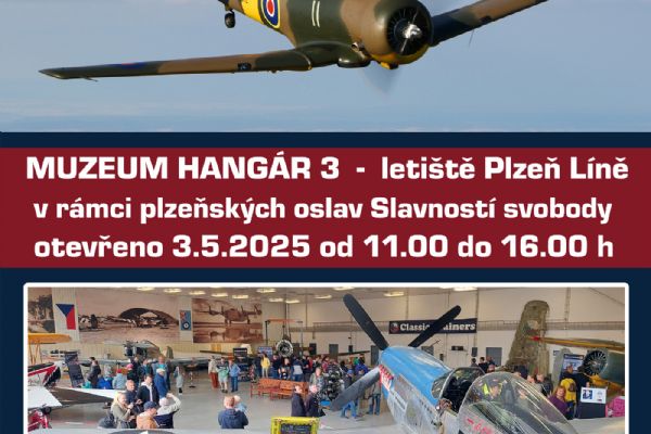 Hangár 3 se 3. května 2025 otevře pro veřejnost