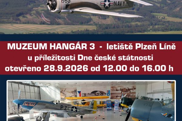  29. září 2026 - Muzeum v Hangáru 3 se otevře pro veřejnost.