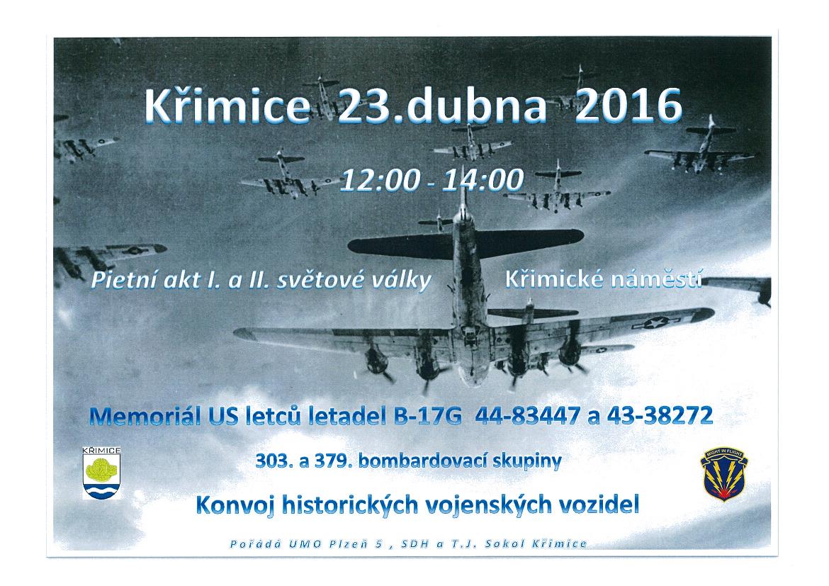 Křimice memorial 2016