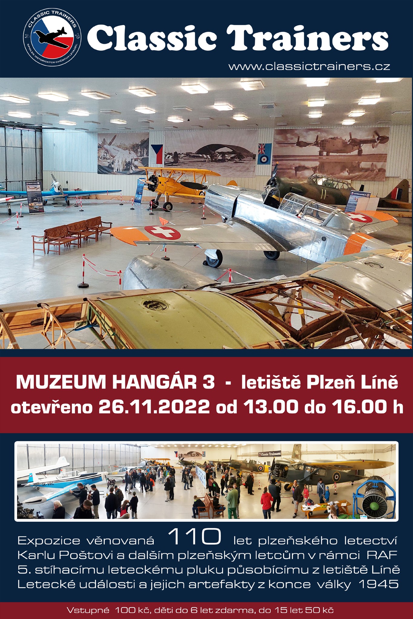 Hangár 3 se 26.listopadu 2022 otevře pro veřejnost