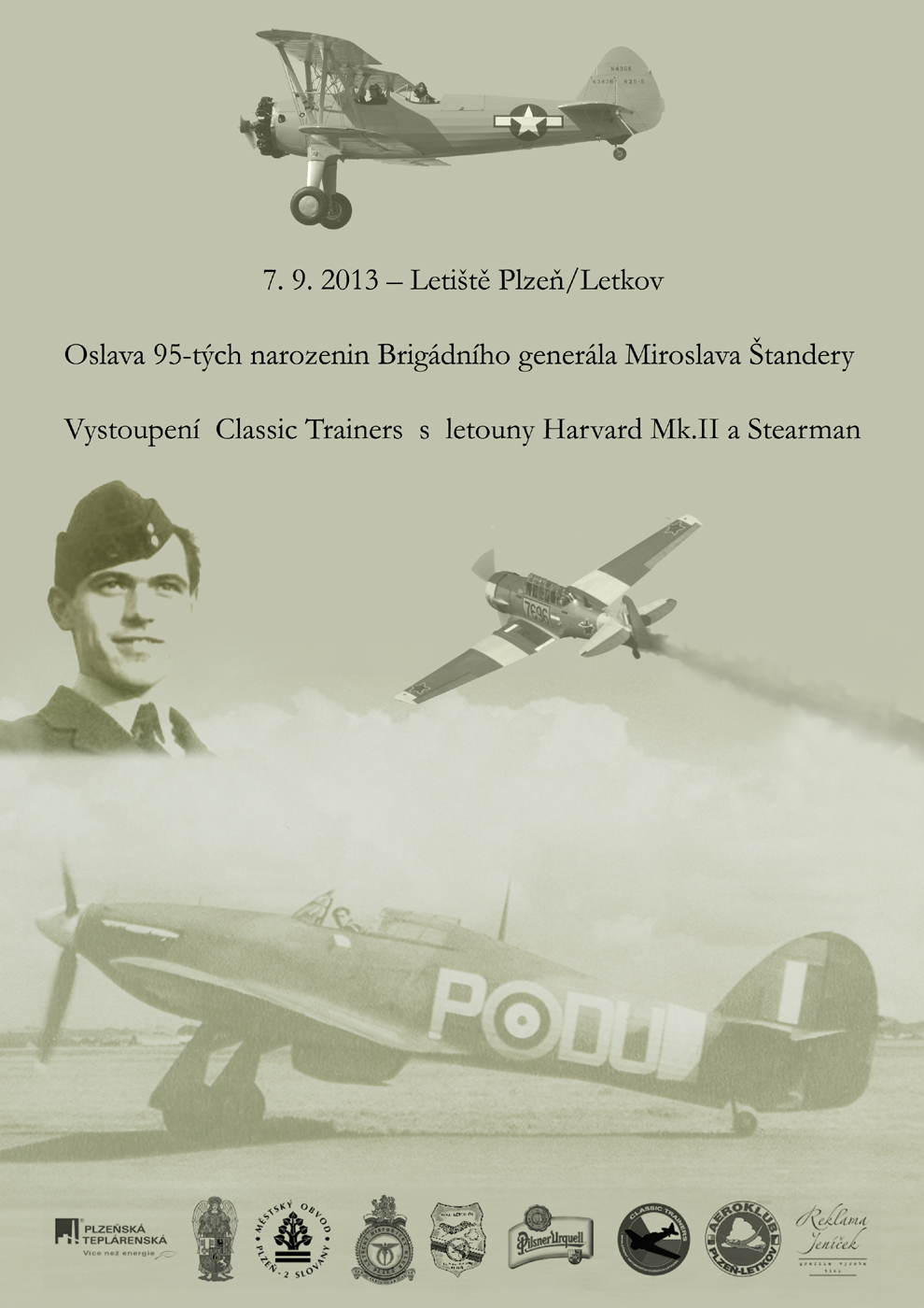 Pozvánka na Narozeniny Generála Štandery